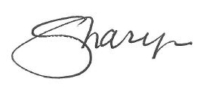 Sharyn sig – first name
